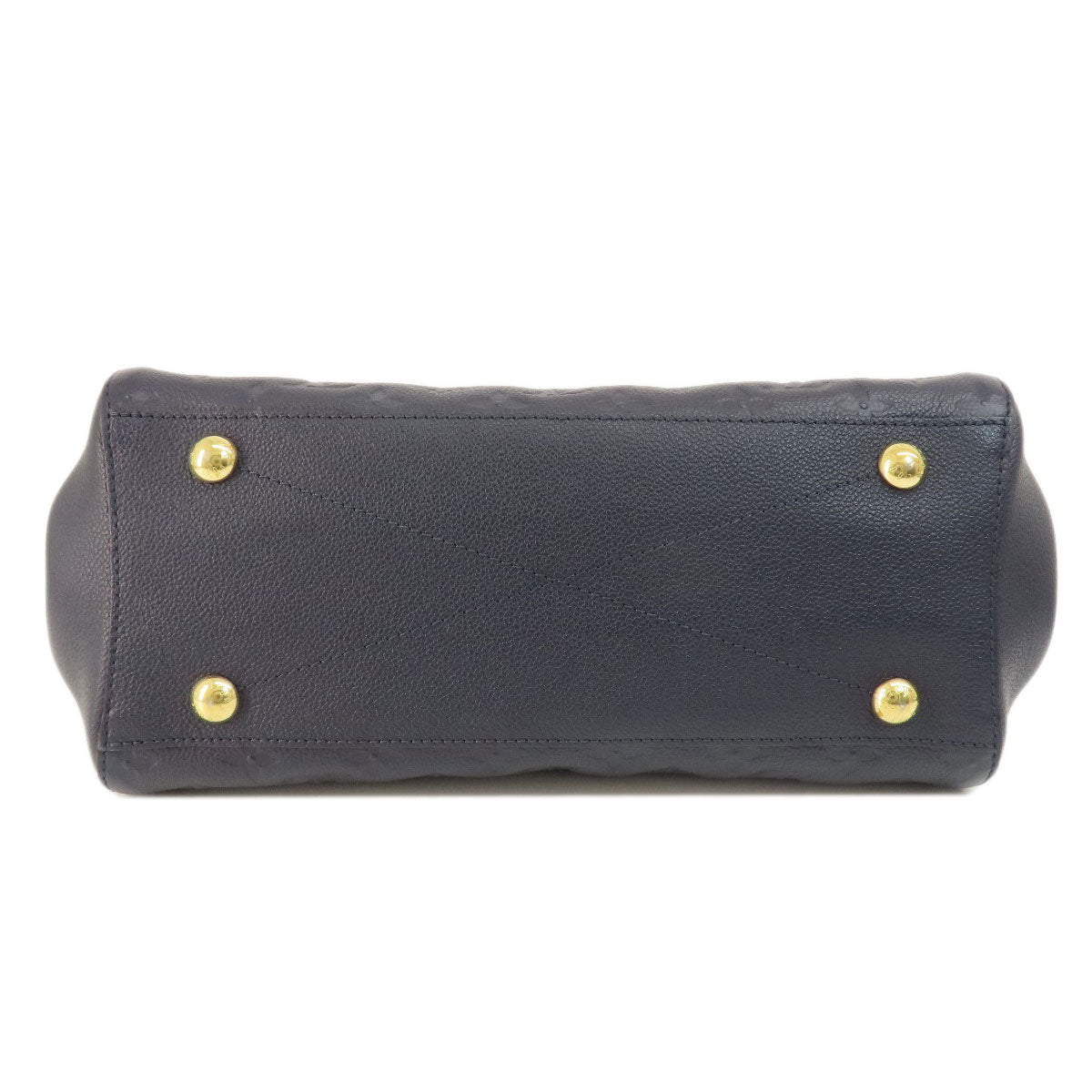  LOUIS VUITTON Handbag Ann Platt Navy Montaigne MM Marine Rouge