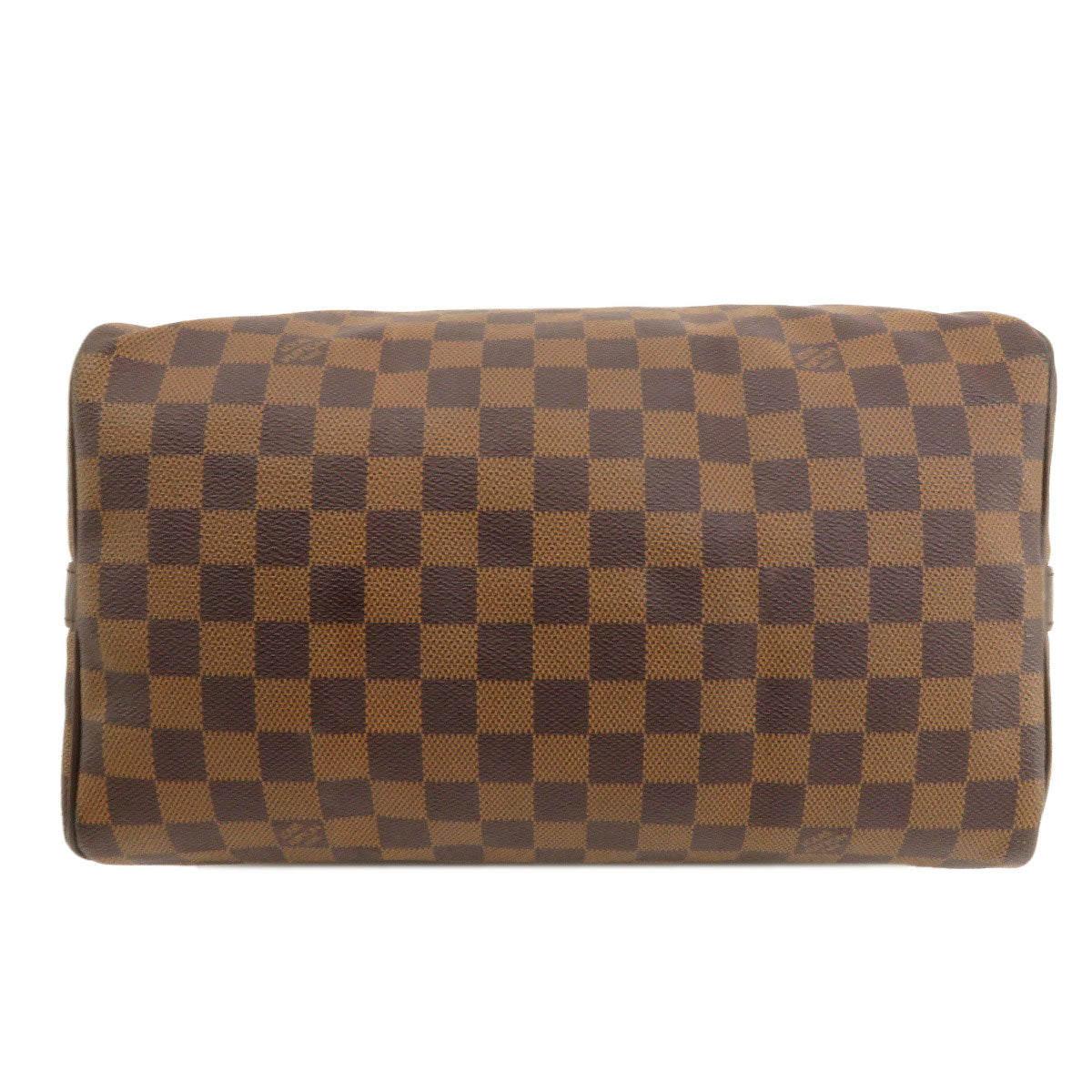 LOUIS VUITTON Boston Duffel bag Damier canvas Brown Bandouliere 30 Damier Ebene