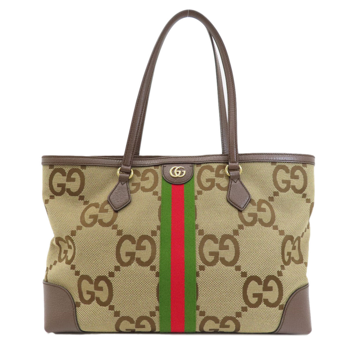 GUCCI Tote Bag 631685 canvas Brown Offdia Jumbo GG Medium
