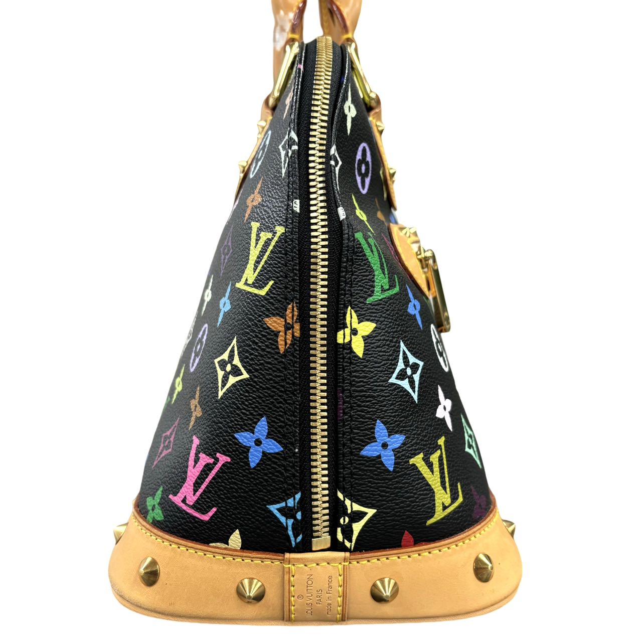 LOUIS VUITTON  Black Monogram Multicolor Alma