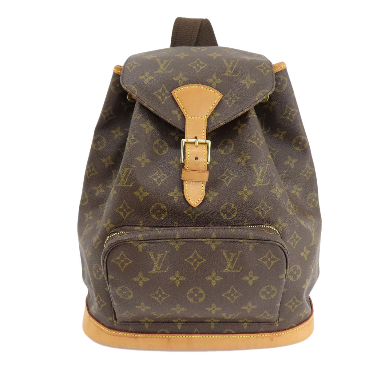 LOUIS VUITTON Backpack Monogram canvas Brown MontsourisGM Women