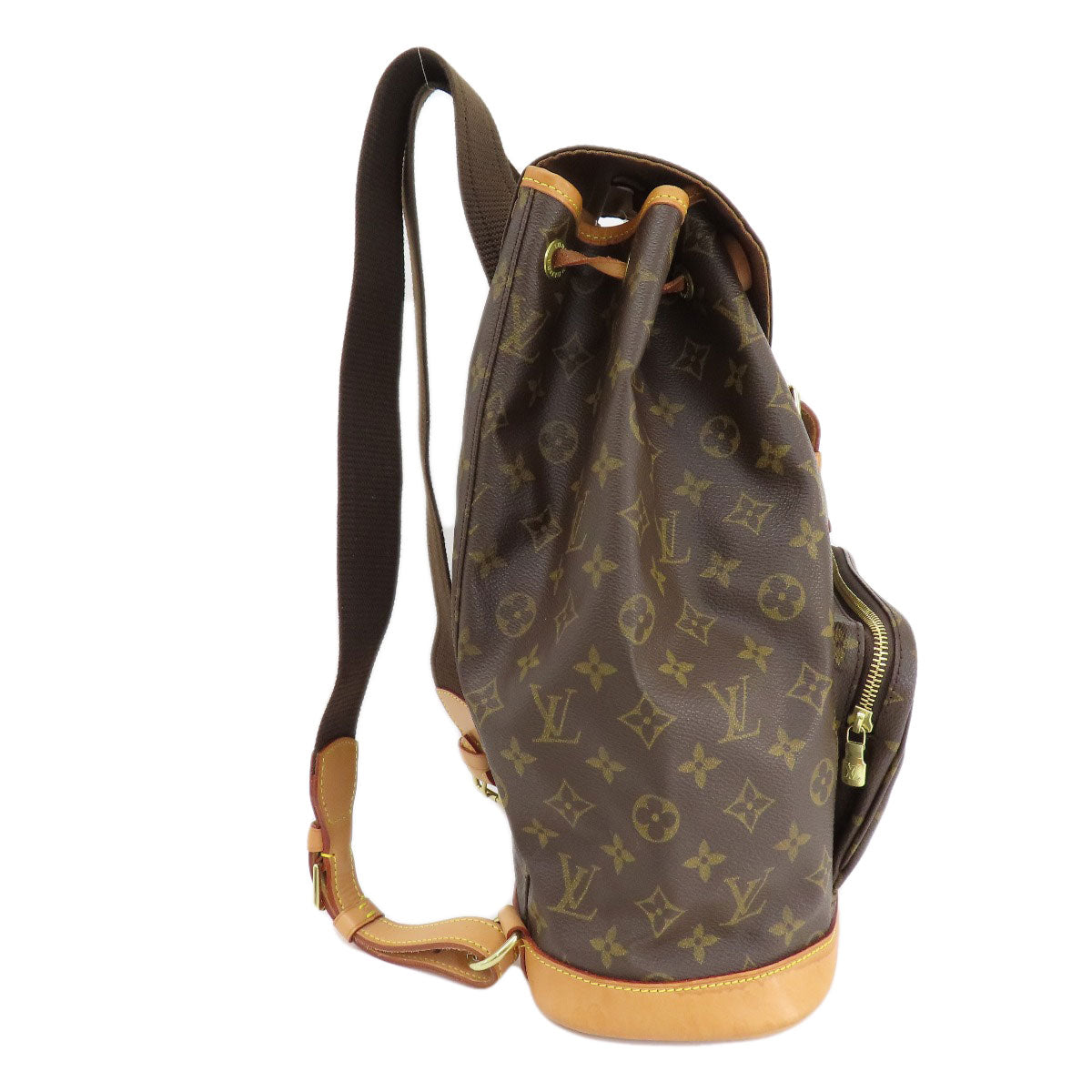 LOUIS VUITTON Backpack Monogram canvas Brown MontsourisGM Women