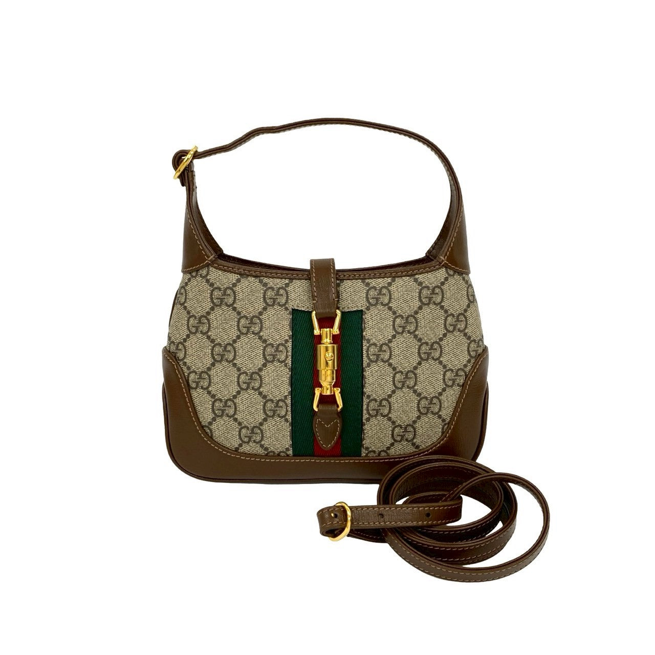 Gucci GG Supreme Leather Shoulder Bag