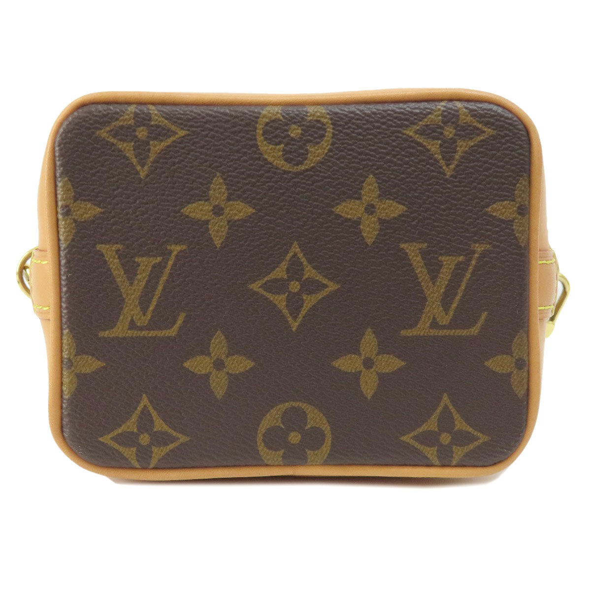 LOUIS VUITTON Handbag Monogram canvas Brown Nano Noe Women