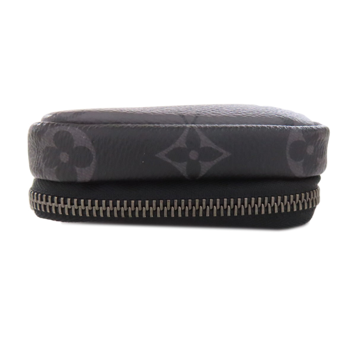 LOUIS VUITTON Shoulder strap Monogram Eclipse black Double phone pouch mens