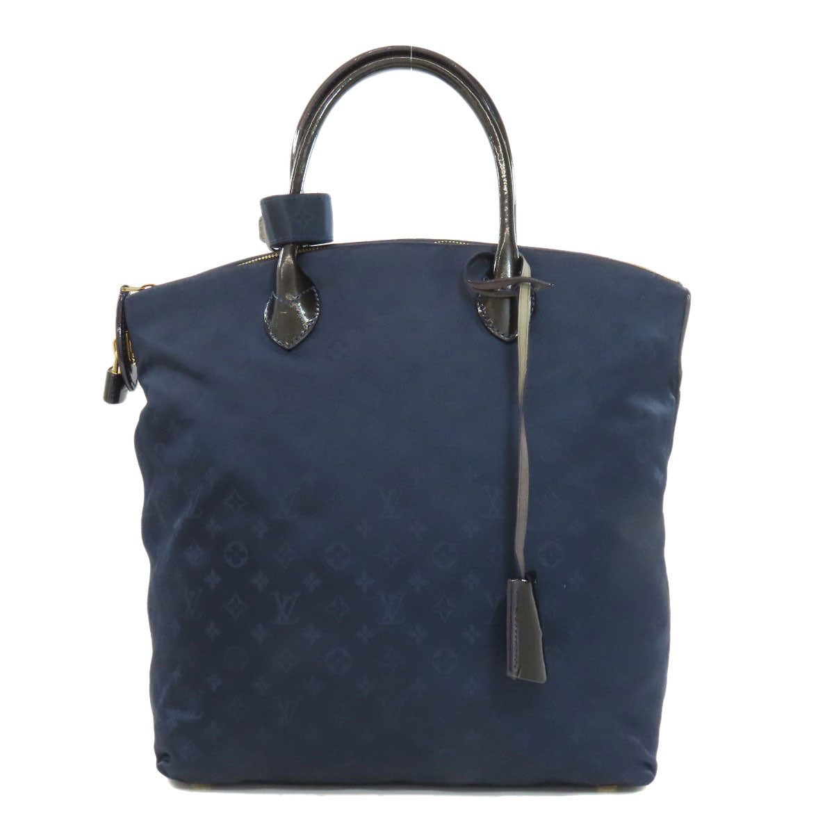LOUIS VUITTON Handbag Monogram de Jour blue Lockit Verti Women
