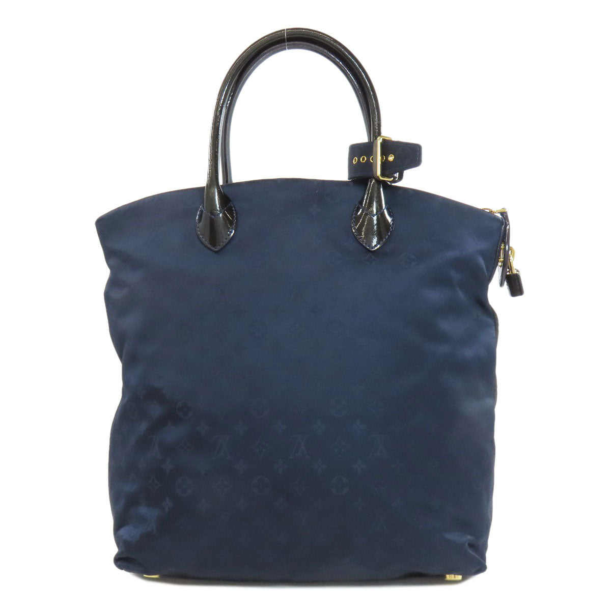 LOUIS VUITTON Handbag Monogram de Jour blue Lockit Verti Women