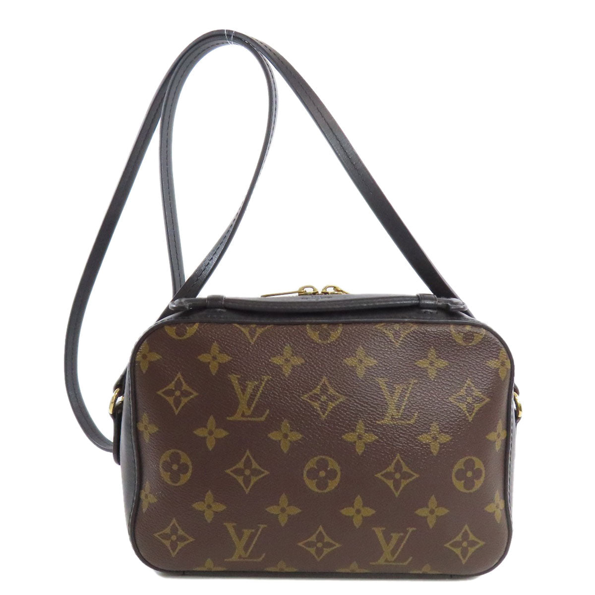 LOUIS VUITTON Shoulder Bag Monogram canvas Brown Saintonge