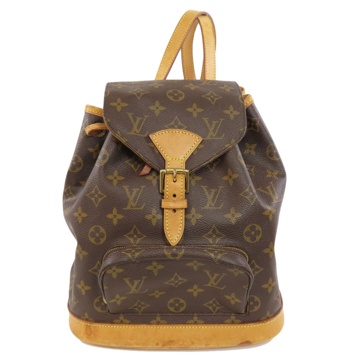 LOUIS VUITTON Backpack Monogram canvas Brown MontsourisMedium Women