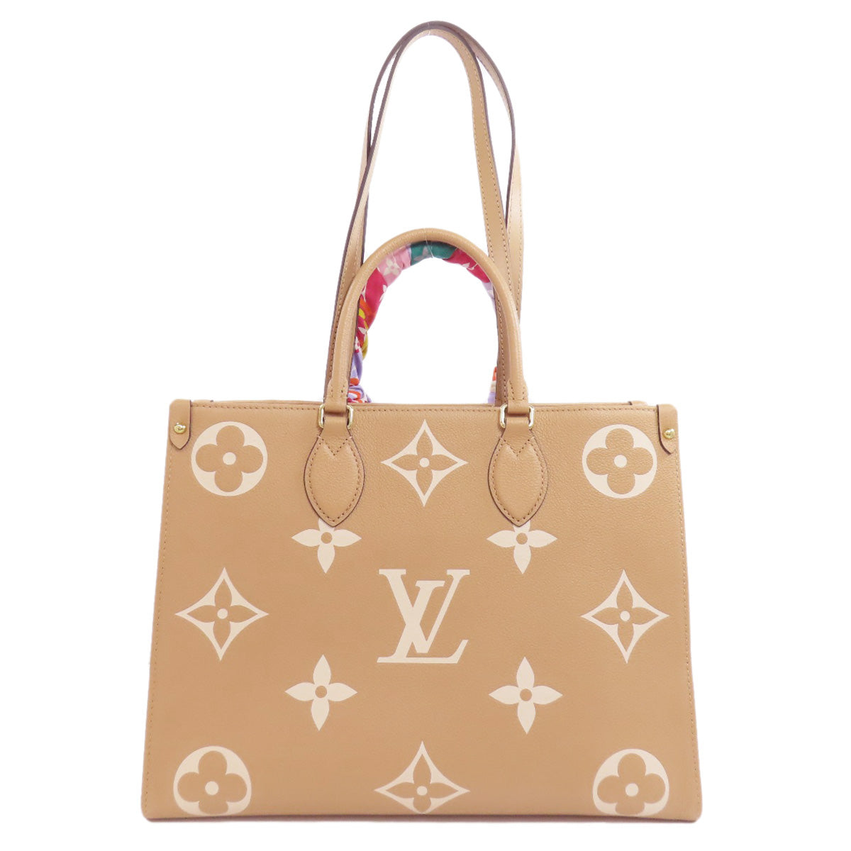 LOUIS VUITTON Tote Bag Ann Platt beige On the Go MM Women