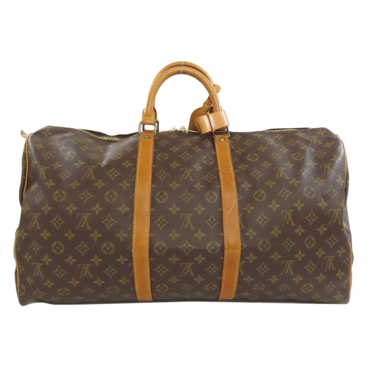 LOUIS VUITTON Boston Duffel bag Monogram canvas Brown Keepall 55