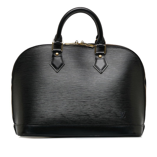 Louis Vuitton Epic Alma Handbag M52142 Noir Black Leather Lady Louis Vuitton