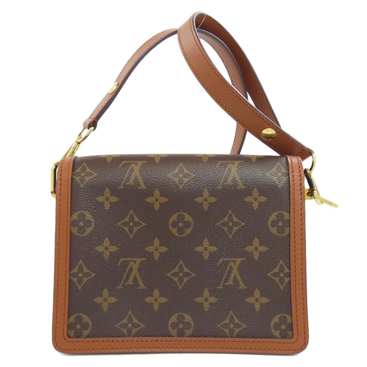 LOUIS VUITTON Shoulder Bag Monogram reverse Brown Daufine MINI Women