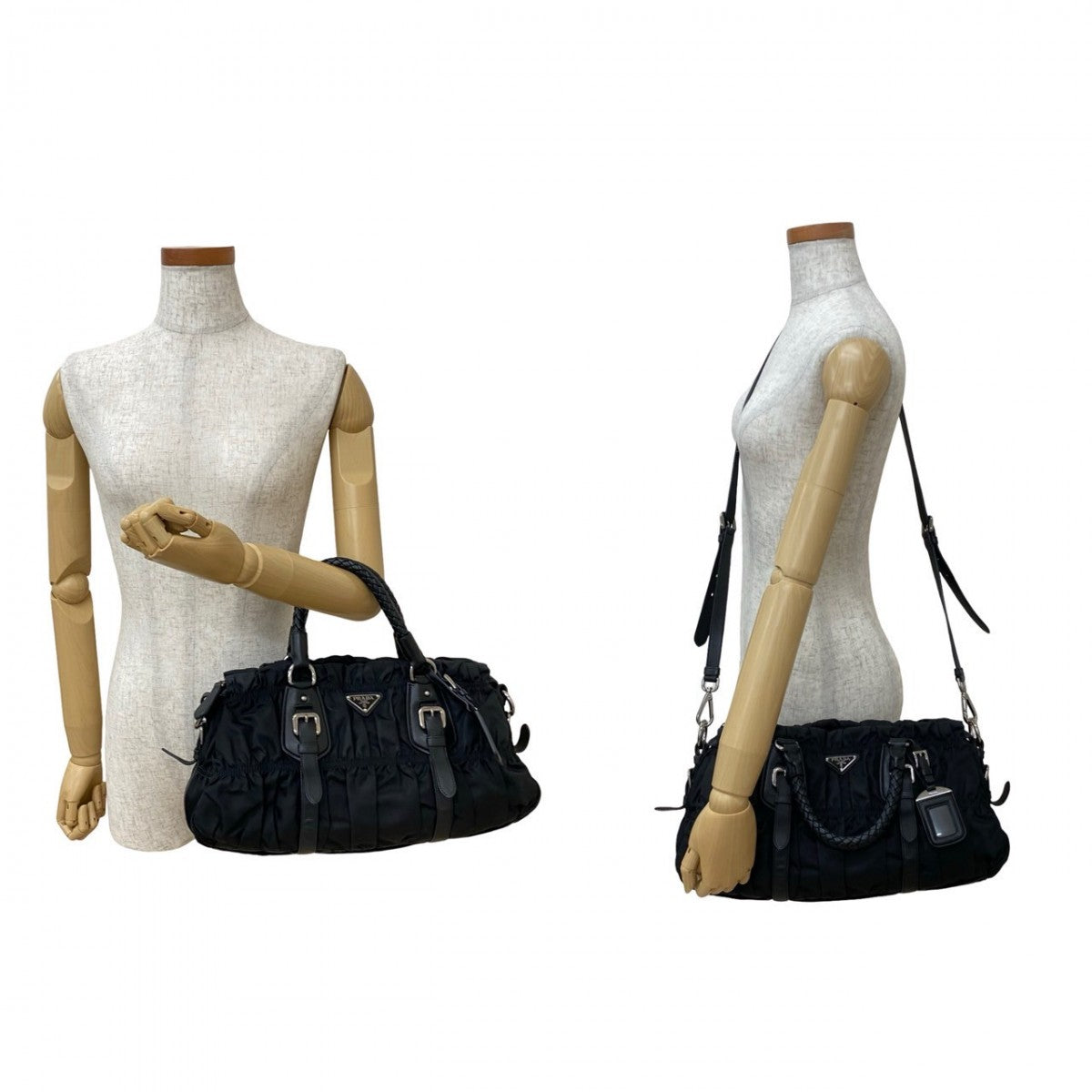 PRADA Shoulder Bag Nylon black - Style 12