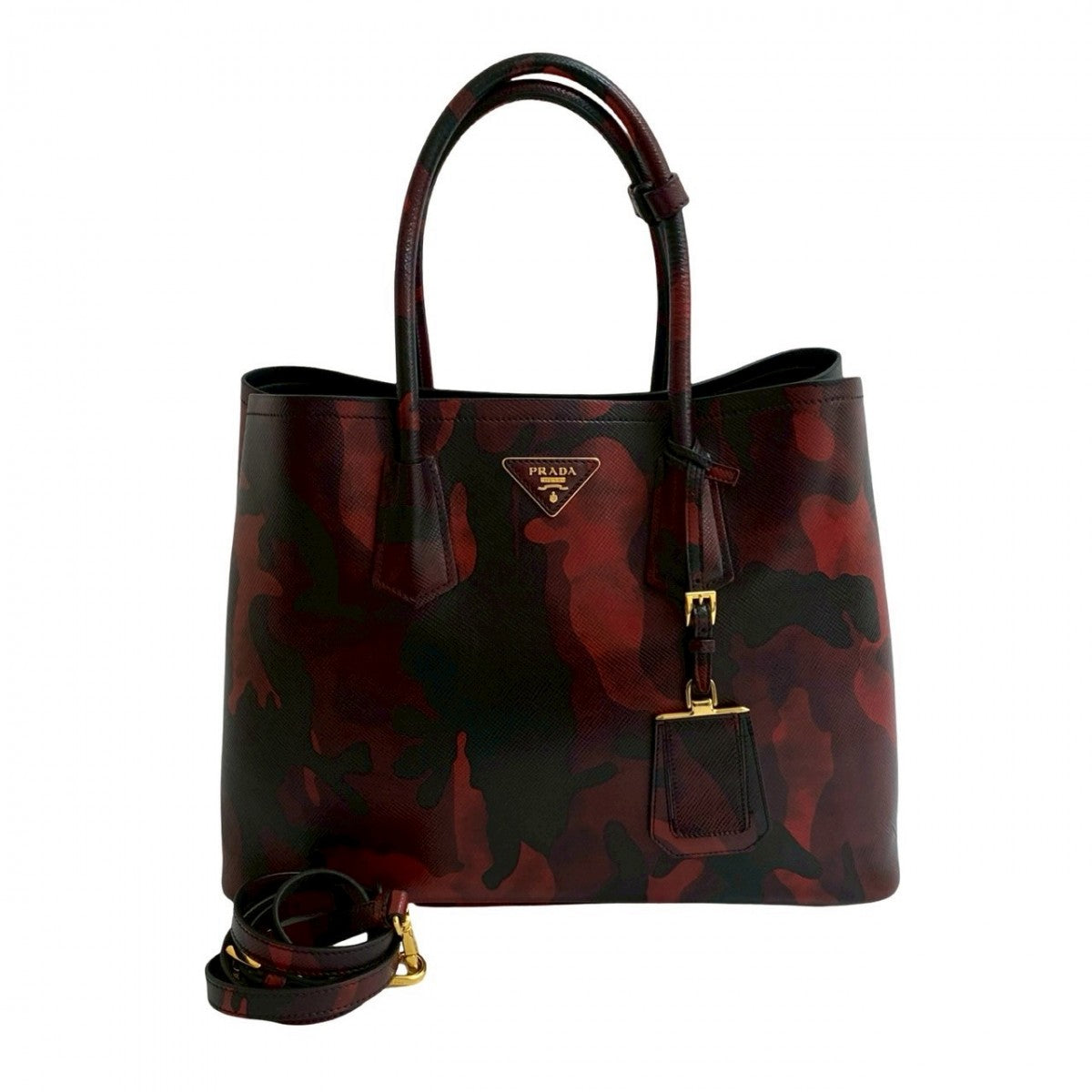 PRADA Shoulder Bag leather black - Style 9