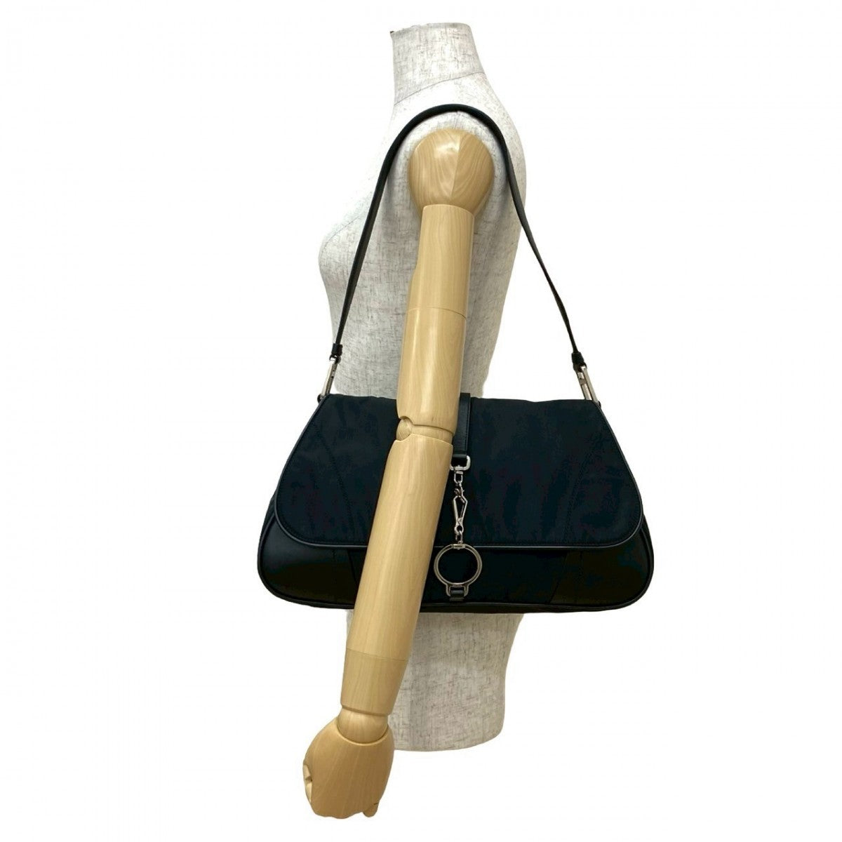 PRADA Shoulder Bag leather black - Style 14