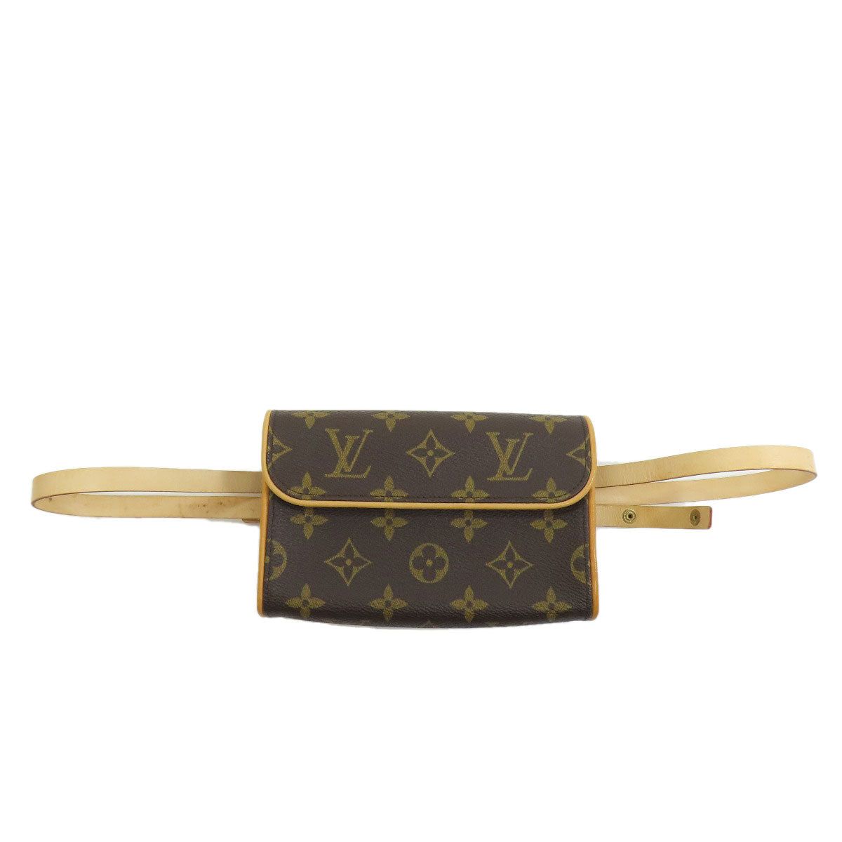 LOUIS VUITTON Hip bag Monogram canvas Brown Pochette Florentine Women