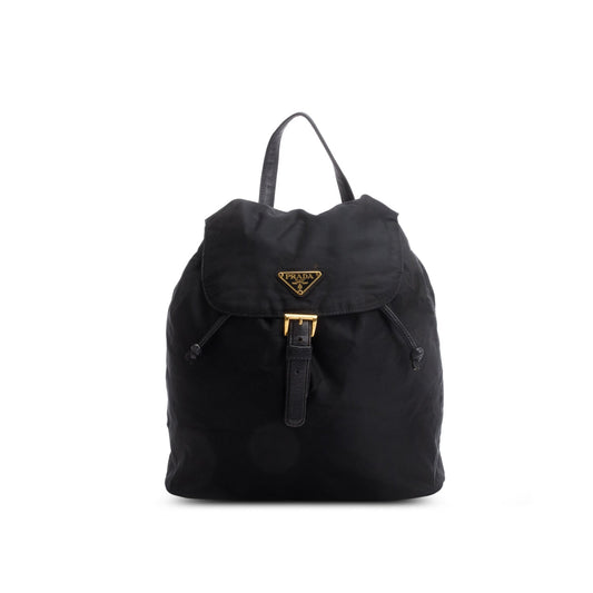 Prada Black Tessuto Nylon Backpack
