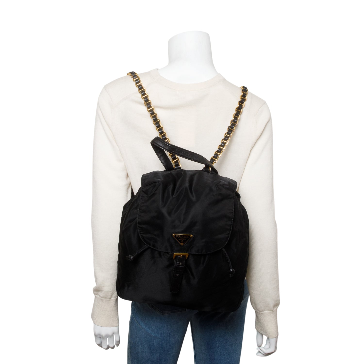 Prada Black Tessuto Nylon Backpack