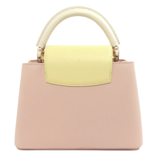 LOUIS VUITTON Handbag M22514 Taurillon Clemence Leather pink beige