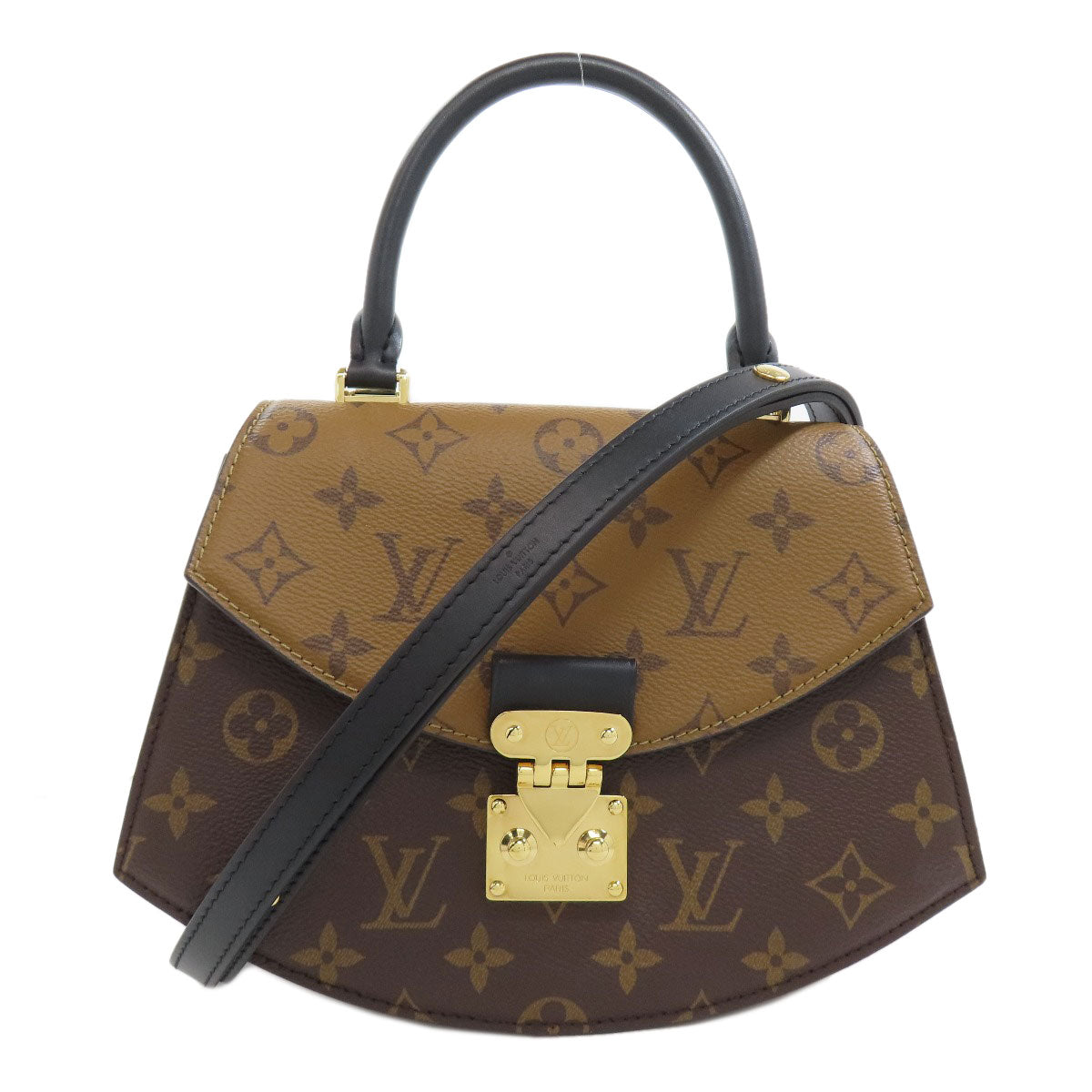 LOUIS VUITTON Handbag Monogram reverse Brown Tilsitt Women