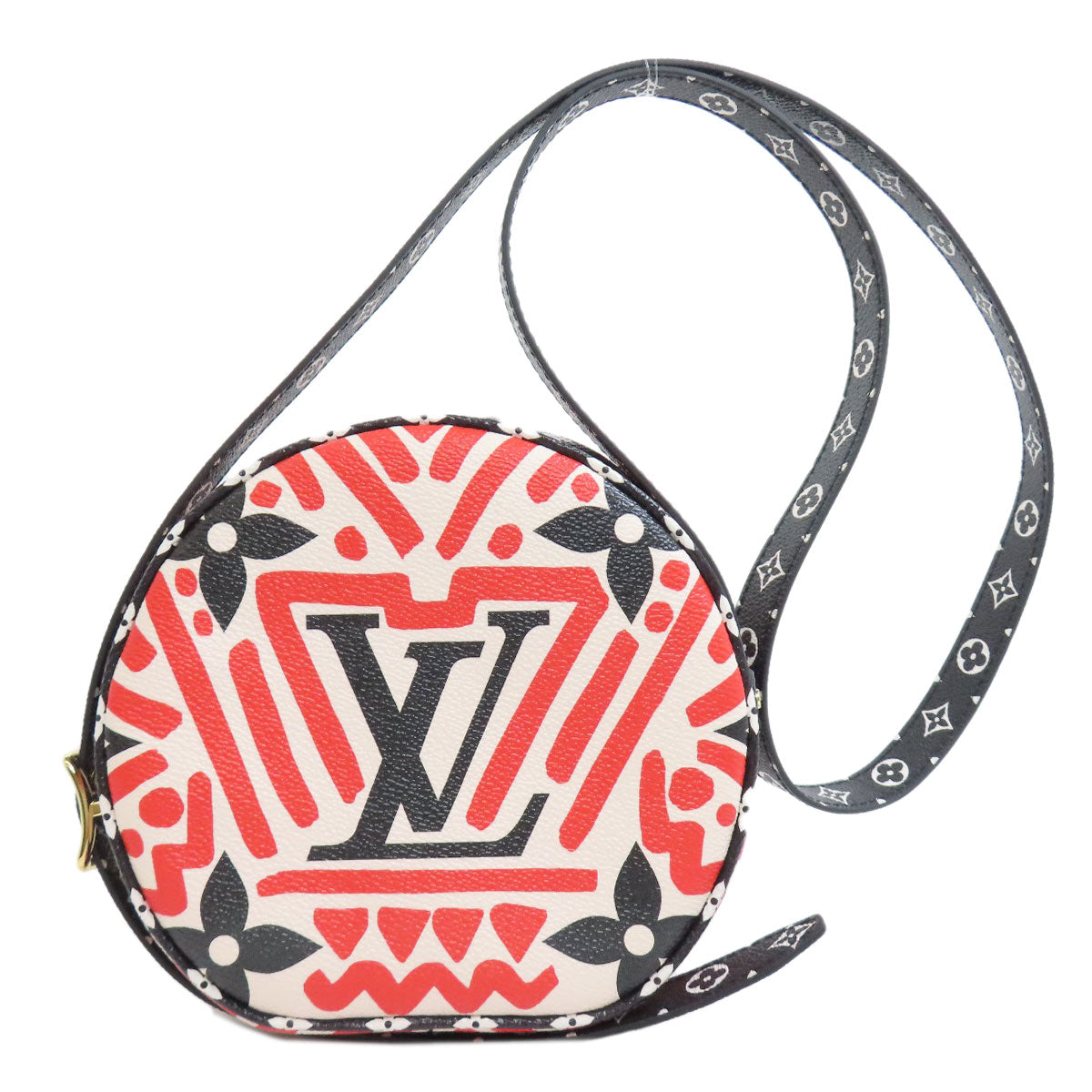 LOUIS VUITTON Shoulder Bag Monogram Giant Red Bowt Chapot Supreme Women
