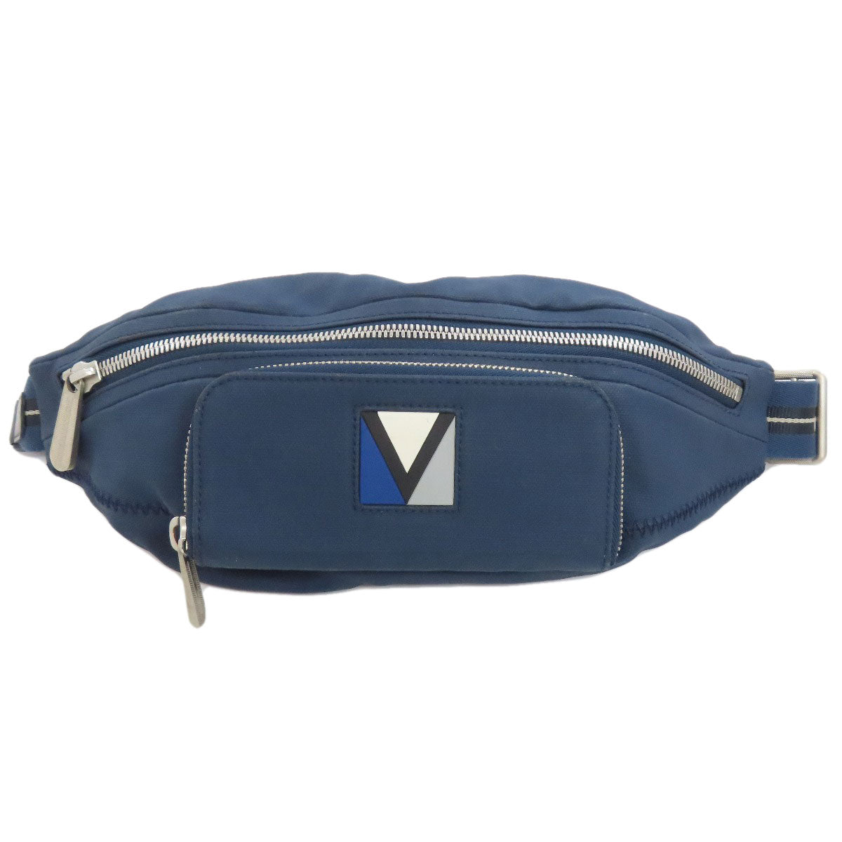 LOUIS VUITTON Hip bag Nylon Navy Louis Vuitton Cup Misen Women