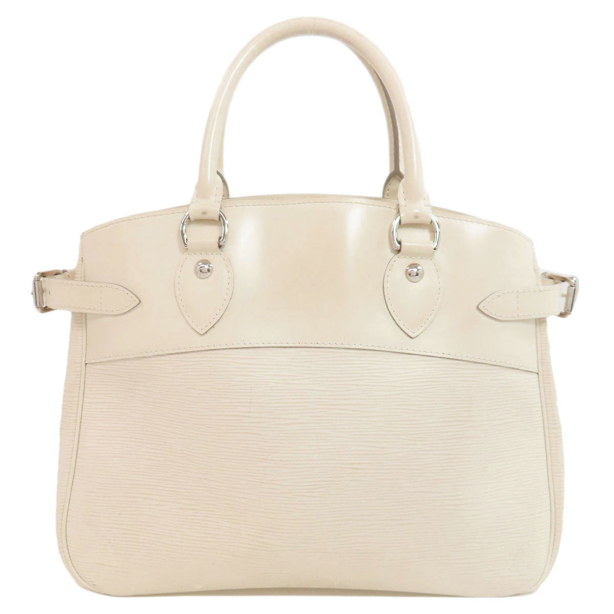 LOUIS VUITTON Handbag Epi white Passy PM Women