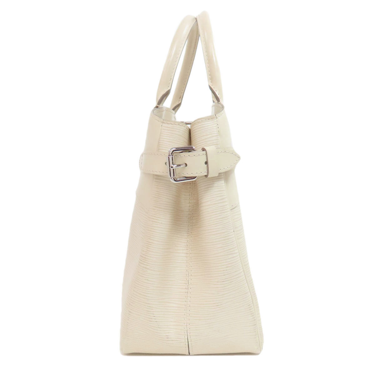 LOUIS VUITTON Handbag Epi white Passy PM Women