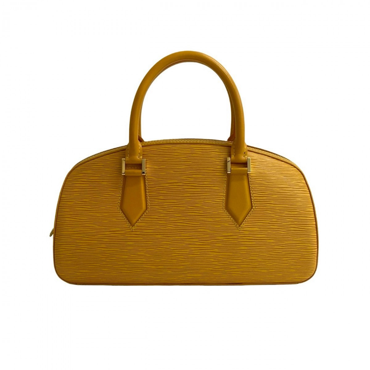  LOUIS VUITTON Handbag leather yellow Epi jasmine