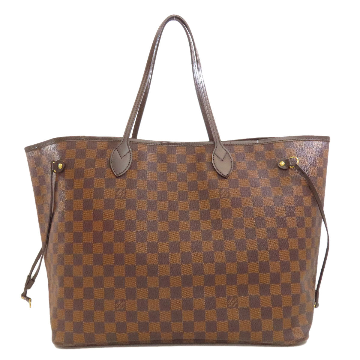 LOUIS VUITTON Tote Bag Damier canvas Brown Neverfull GM (old) Women