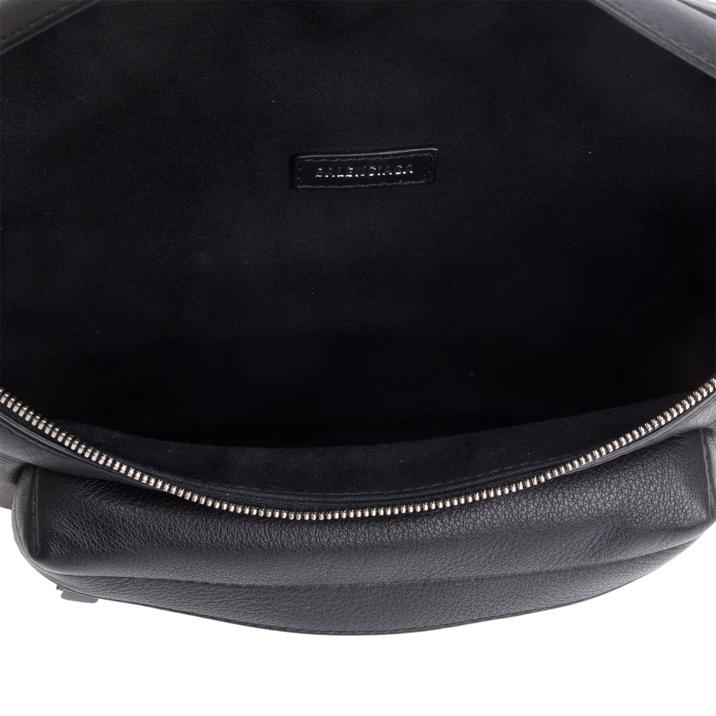 Balenciaga Black Calfskin Leather Everyday Belt Bag