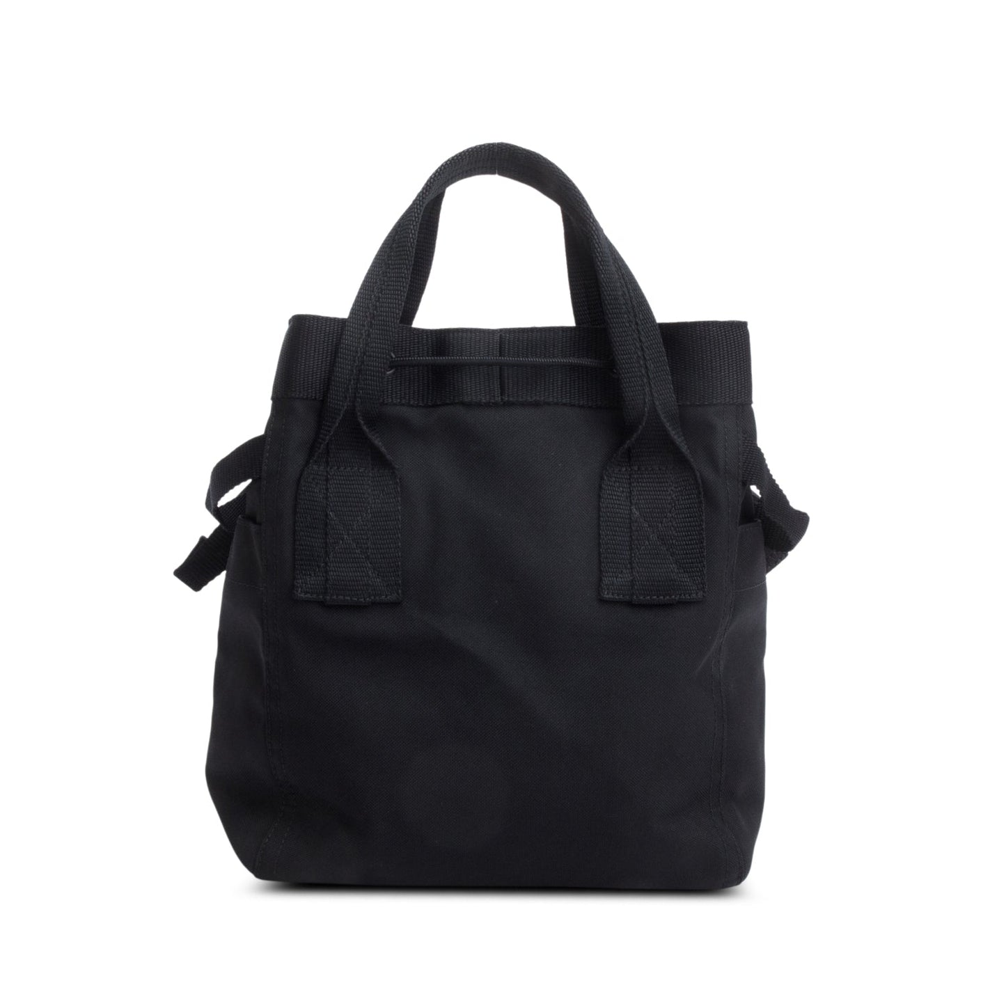Balenciaga Black Canvas Logo Patch Tote Bag