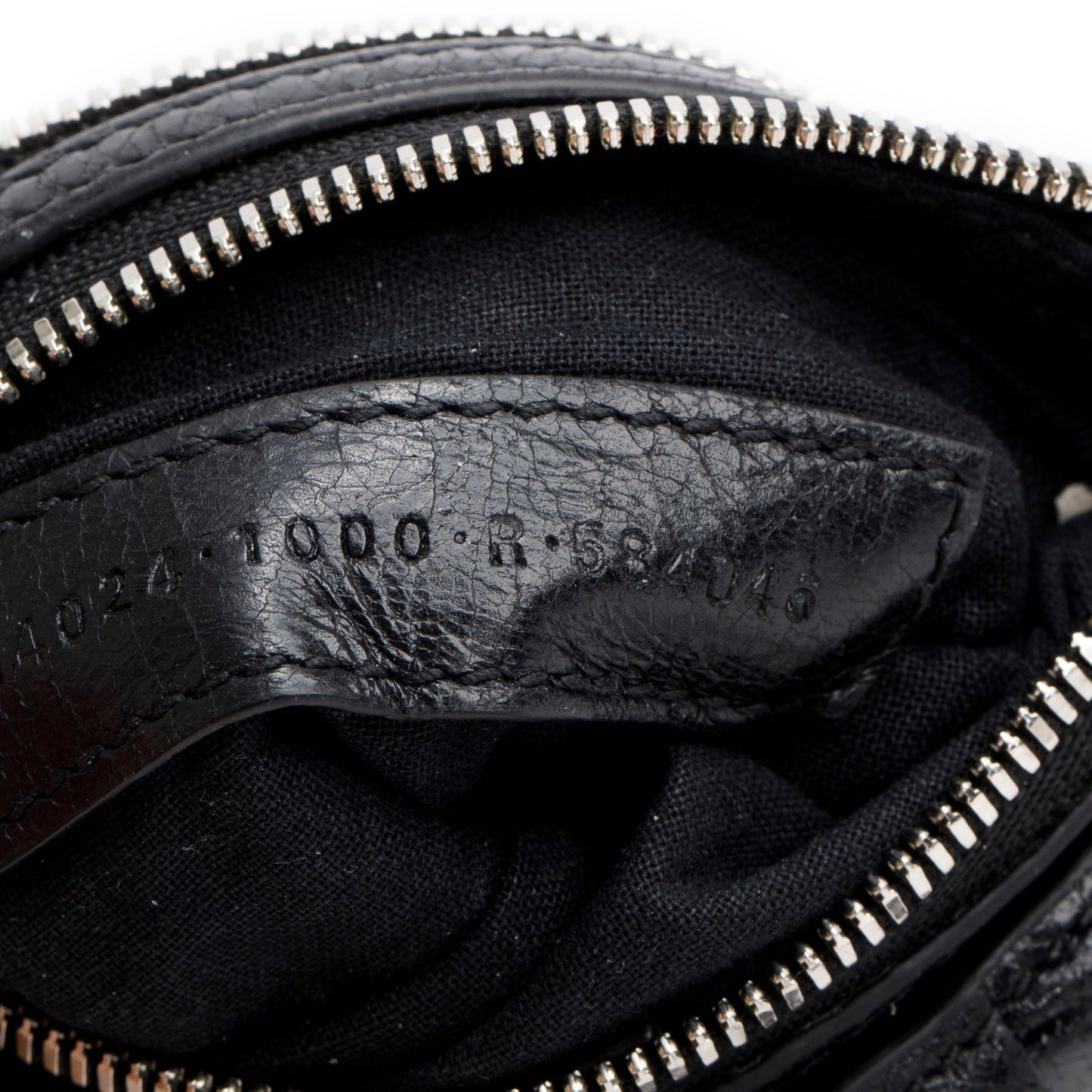 Balenciaga Black Arena Leather Le Cagole Coin Purse