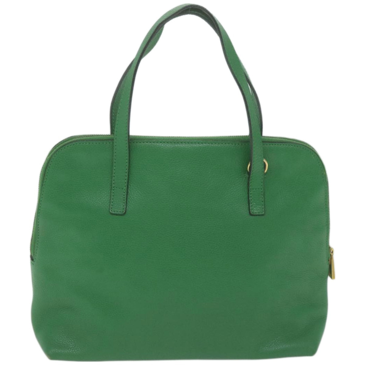 Luxury CELINE Hand Bag Leather 2way Green 66491