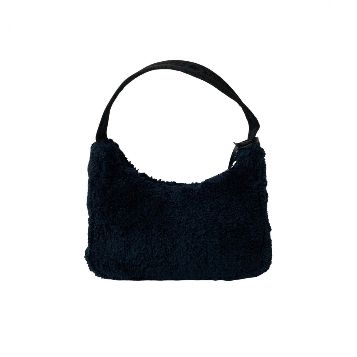 PRADA Handbag pile black Re-Edition terry mini