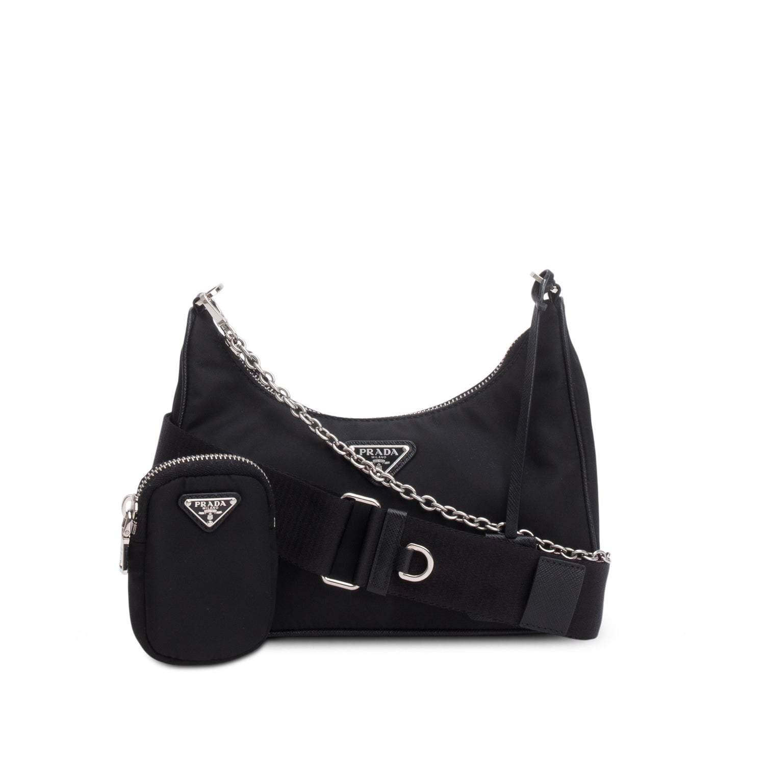 Prada Black Re-Edition 2005 Re-Nylon Bag