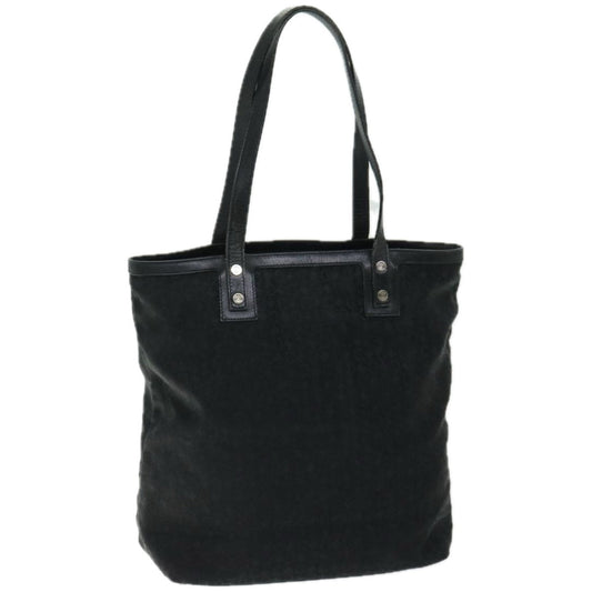 Luxury CELINE C Macadam Canvas Tote Bag Black 66820