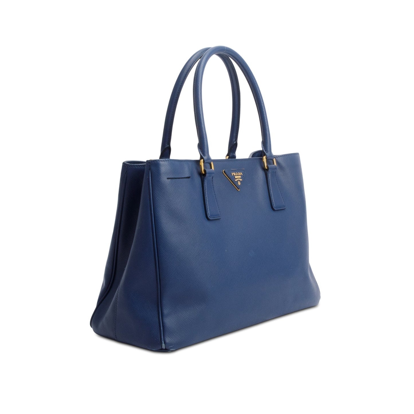 Prada Blue Saffiano Lux Medium Galleria Tote