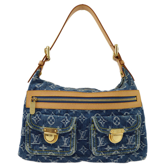 Louis Vuitton 2005 Monogram Denim Baggy PM M95049