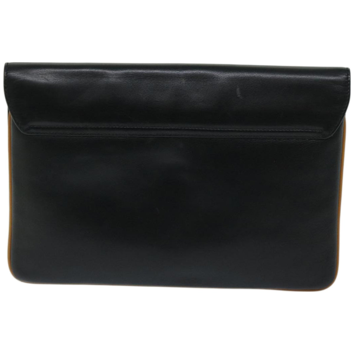 Luxury CELINE Clutch Bag Leather Black 67581