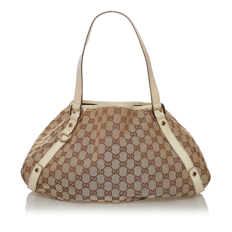 Gucci Lou Canvas Shoulder Bag