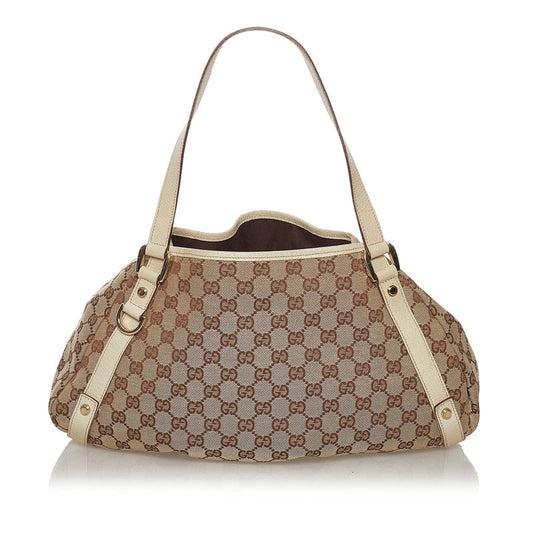 Gucci Lou Canvas Shoulder Bag