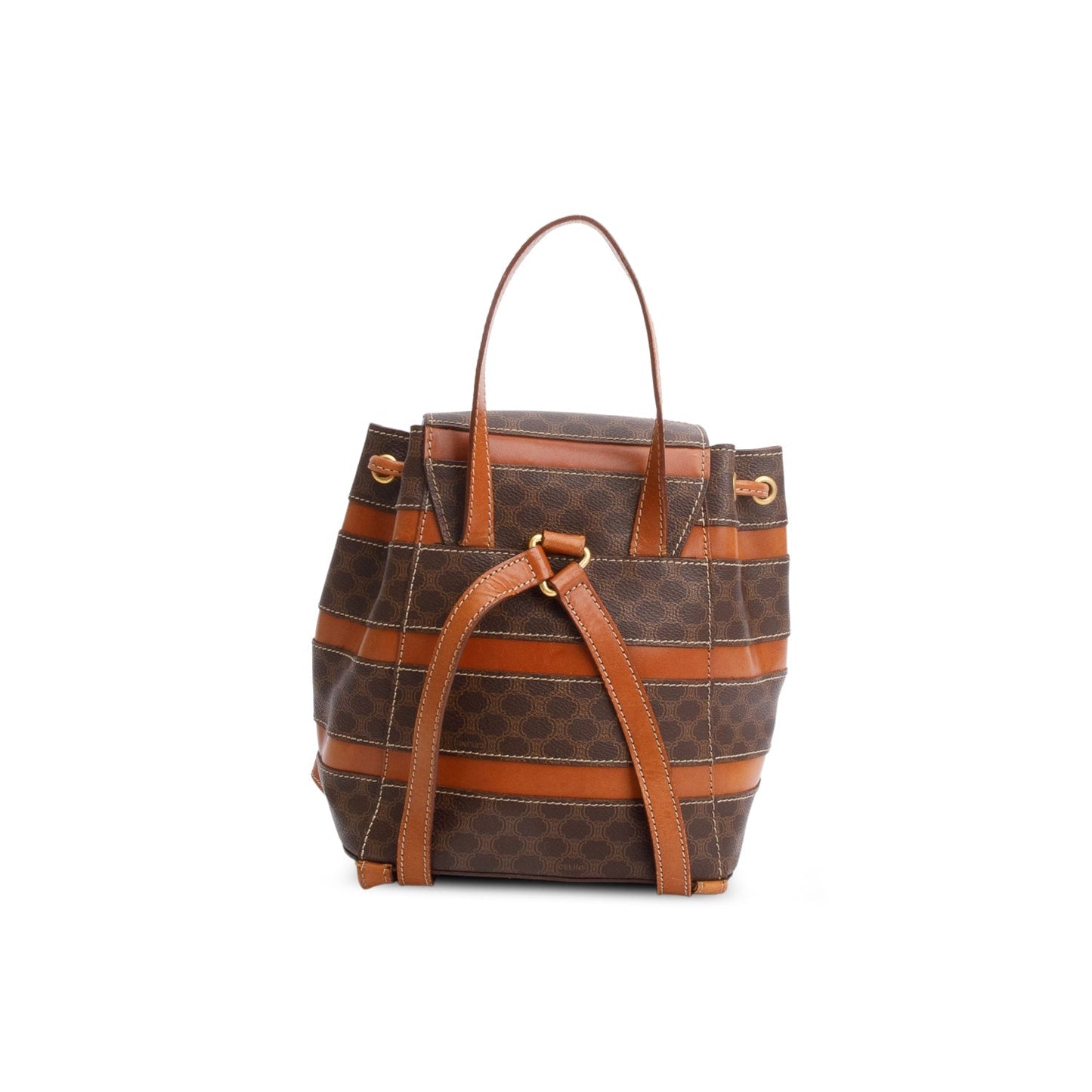Celine Brown Monogram Macadam Backpack