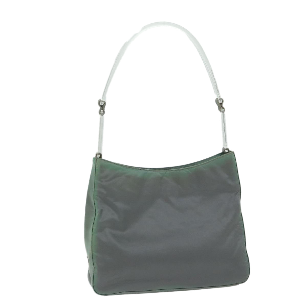 PRADA Shoulder Bag Nylon Khaki Auth 68087