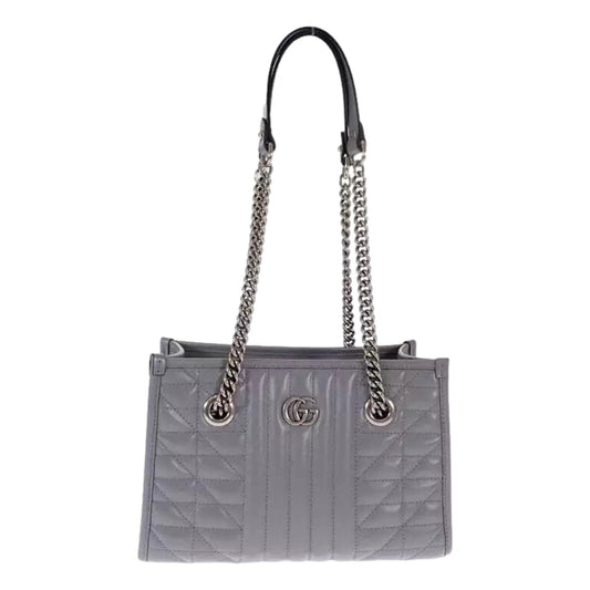 Gucci Lou Quilted Chain Tote