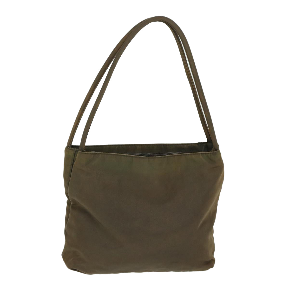 PRADA Shoulder Bag Nylon Brown Auth 68188