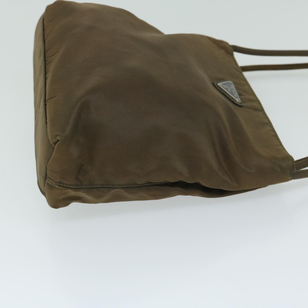 PRADA Shoulder Bag Nylon Brown Auth 68188