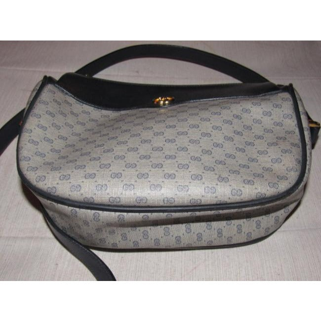 Gucci Leather Canvas Crossbody