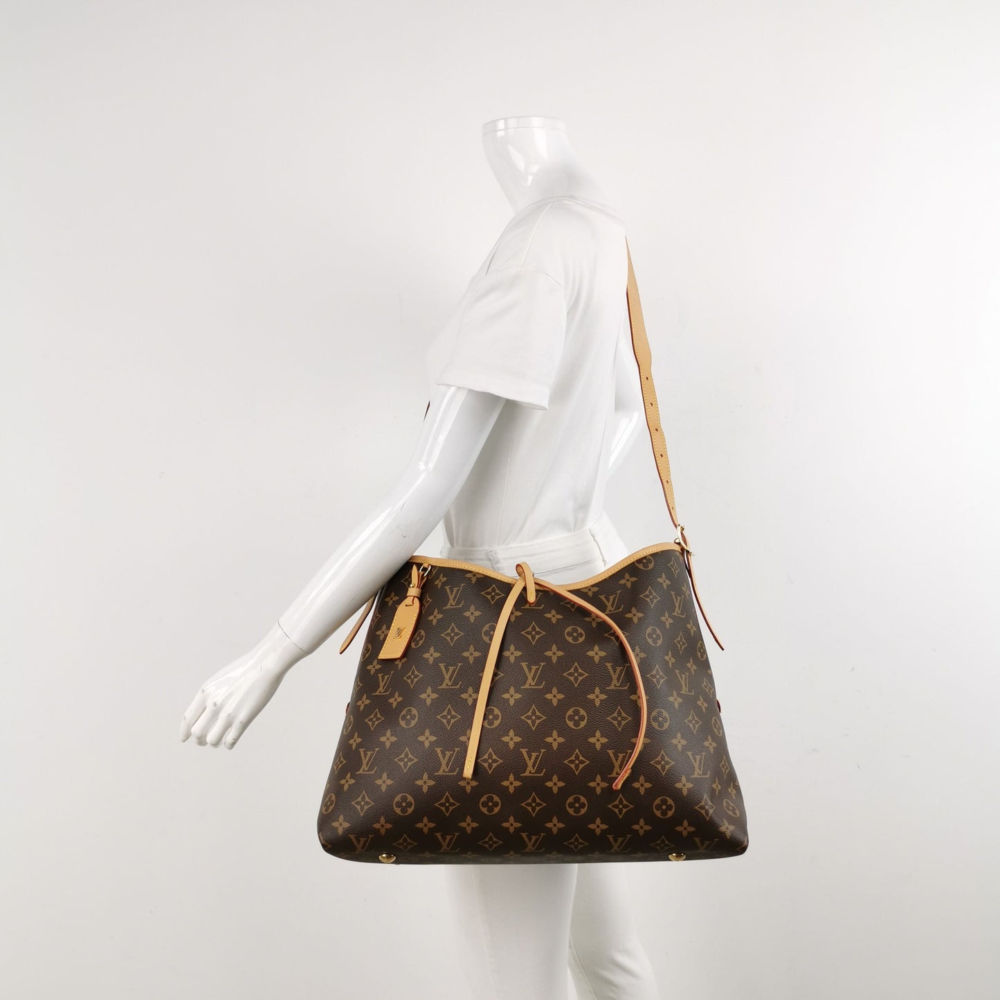 Louis Vuitton Carry All Medium Monogram Crossbody Bag with Chip 250502781175813